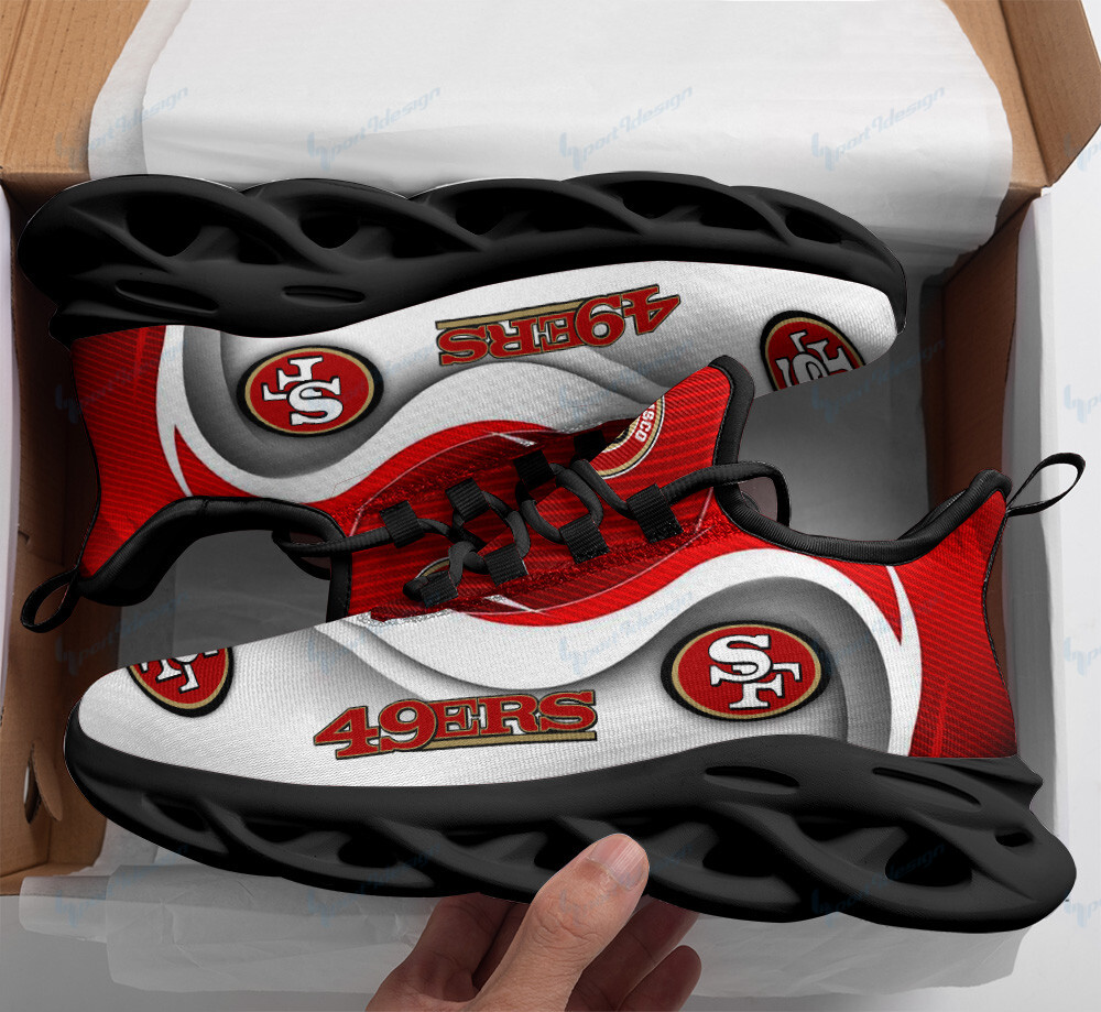 San Francisco 49Ers Yezy Running Sneakers Bg176