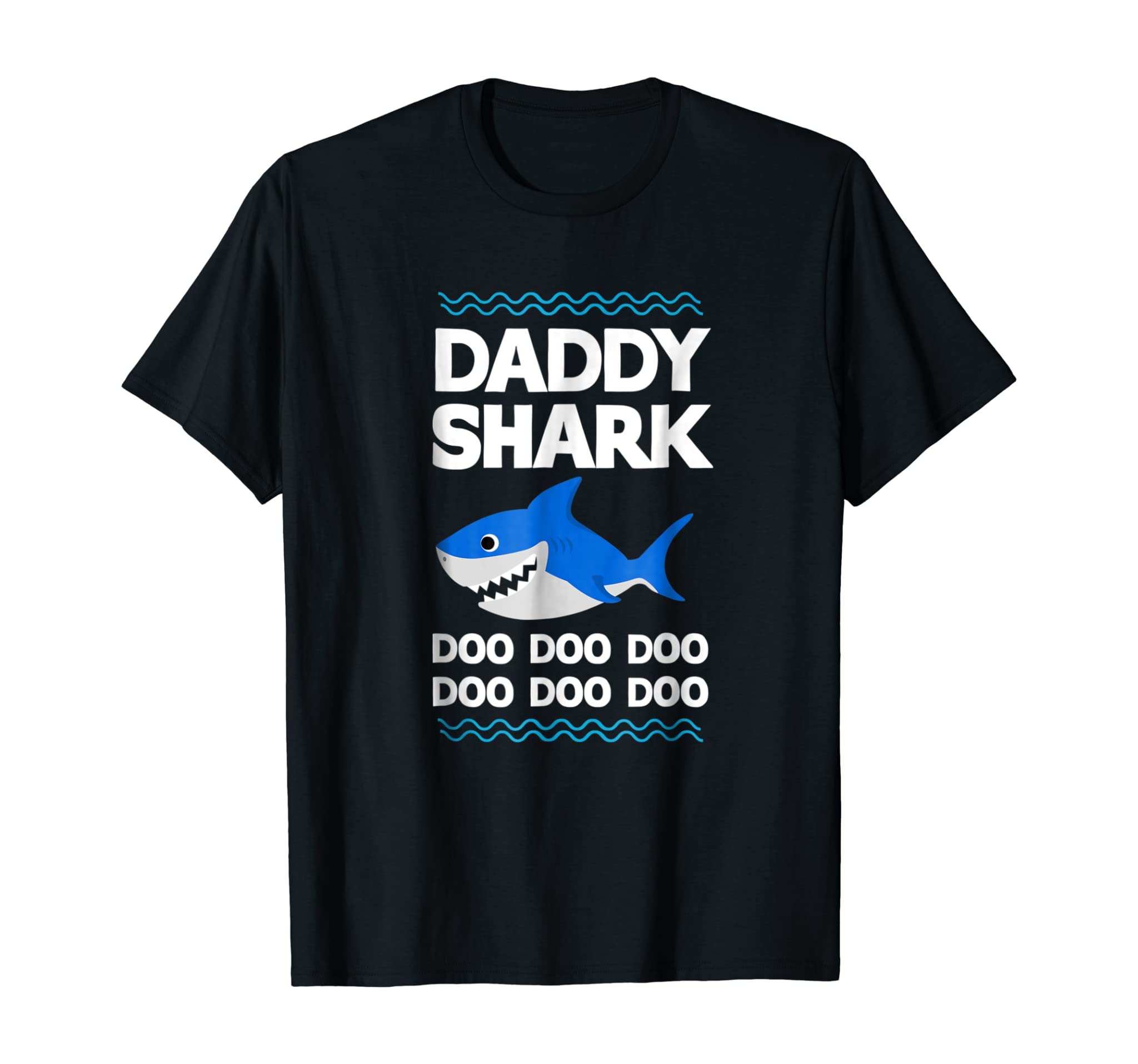 Daddy Shark Doo Doo Funny Baby Mommy Kids Video Tee