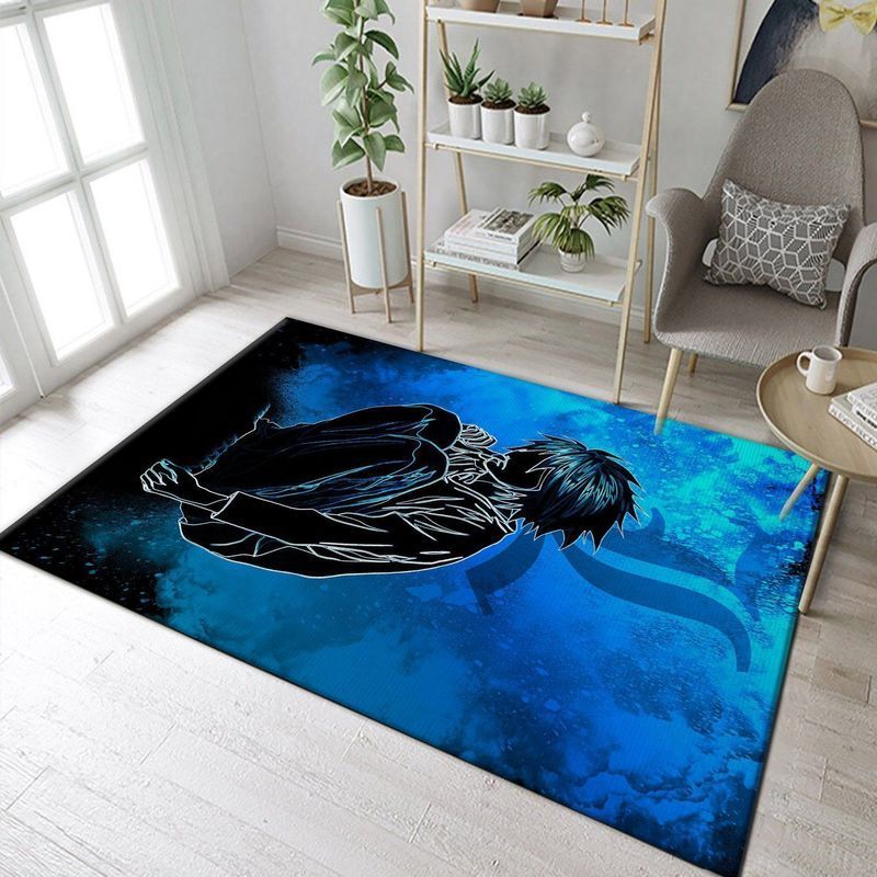 L Death Note Area Rug Living Room And Bed Room Rug Christmas Gift Us Decor