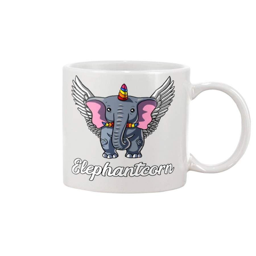 Elephant Unicorn Magical Funny Elephantcorn 15oz Mug