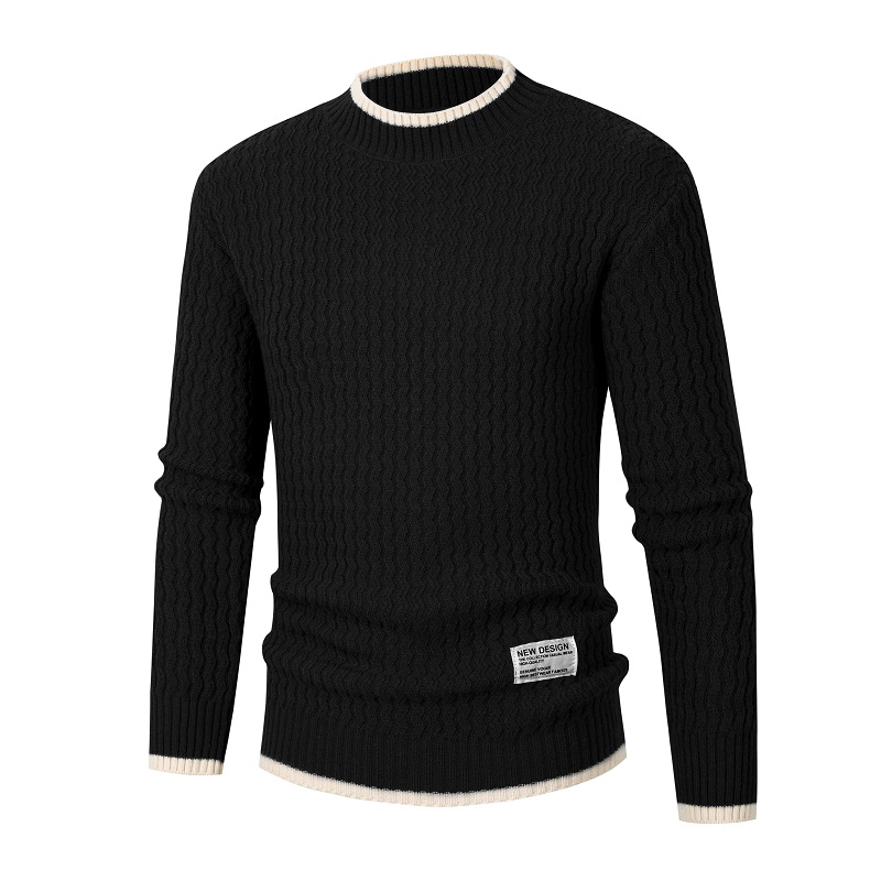 Autumn Winter Mens Pullovers Knitted Sweater Solid Color O Neck Casual Sweaters Men Pullover Long Sleeve Fashion Mens Clothing alx