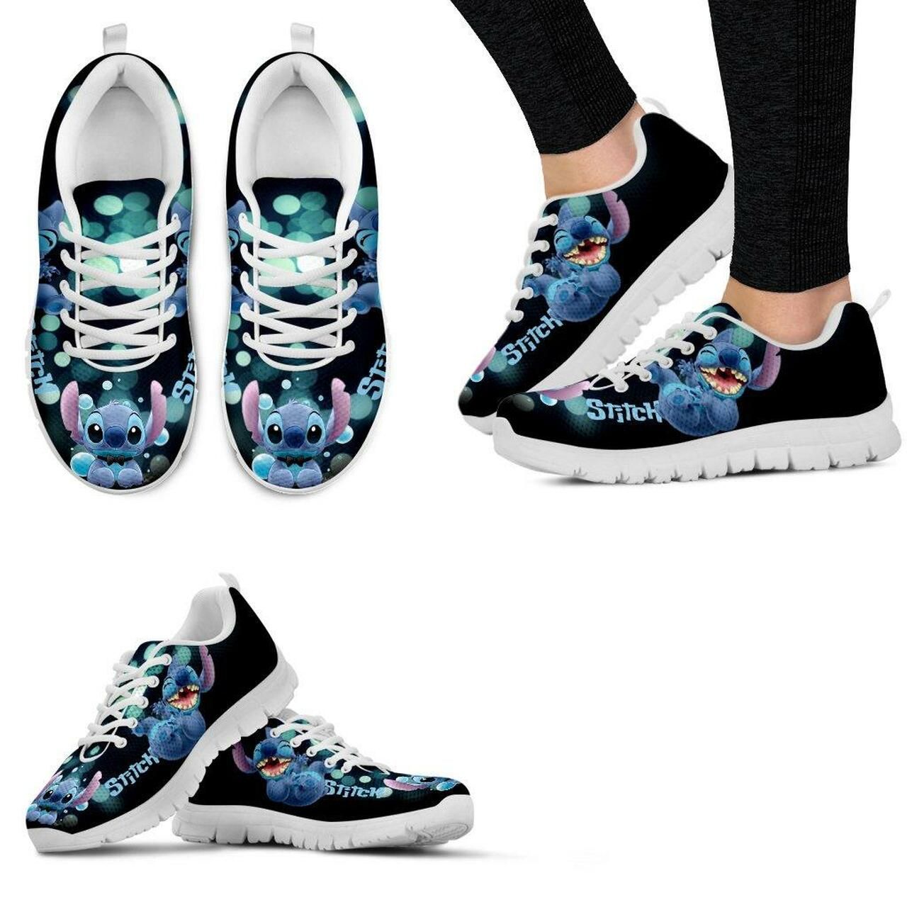 Stitch Sneakers Shoes For Women, Shoes For Men Sneaker Custom Shoes Shoes20332