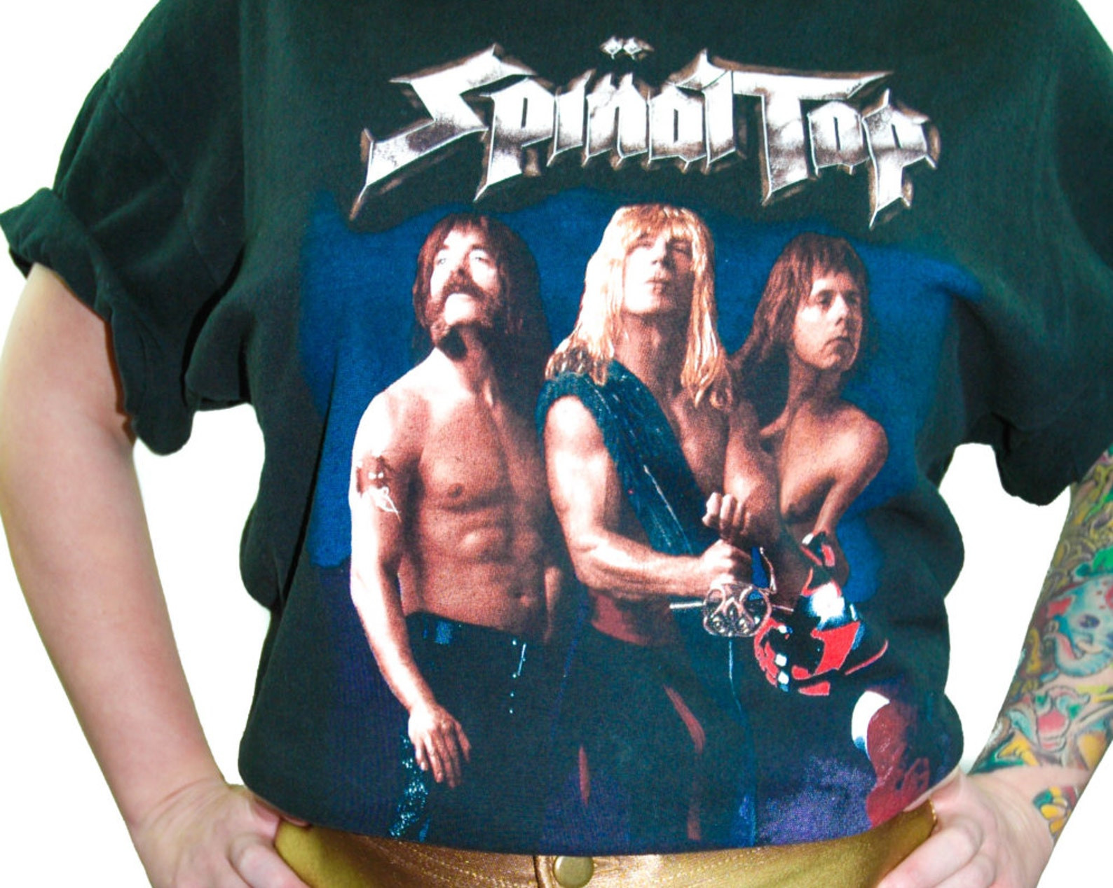 Vintage Spinal Tap Shirt Break Like The Wind 90S Band Tee Concert Shirt Heavy Metal Black Sabbath Metallica Slayer Iron Maiden