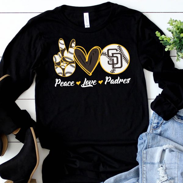 Peace Love Padres Long Sleeve
