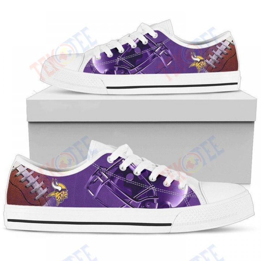 Mens Womens Artistic Scratch Of Minnesota Vikings Low Top Shoes Custom Print Footwear Converse Sneakers TMT557