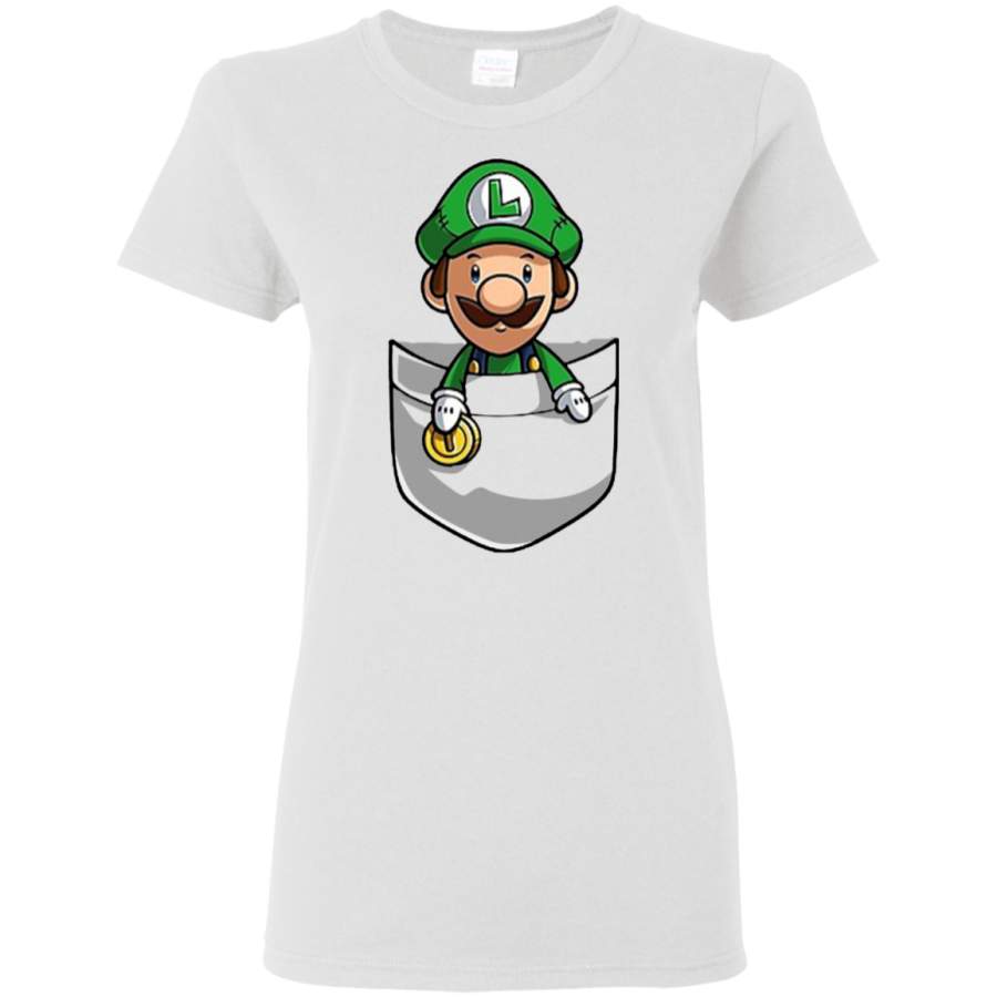 AGR Pocket Luigi Tshirt Womens T-Shirt