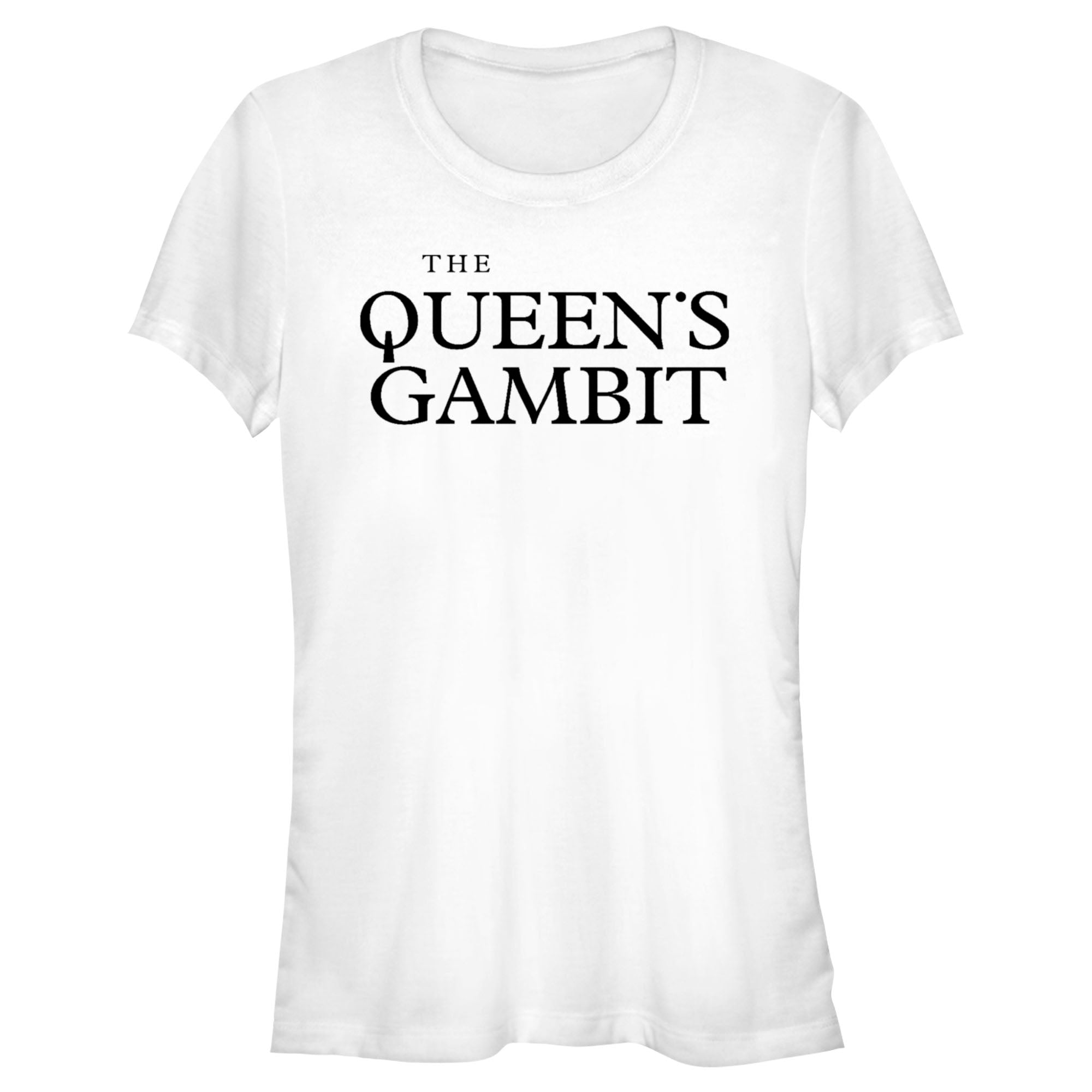 The Queen’S Gambit Junior’S White Logo  T-Shirt