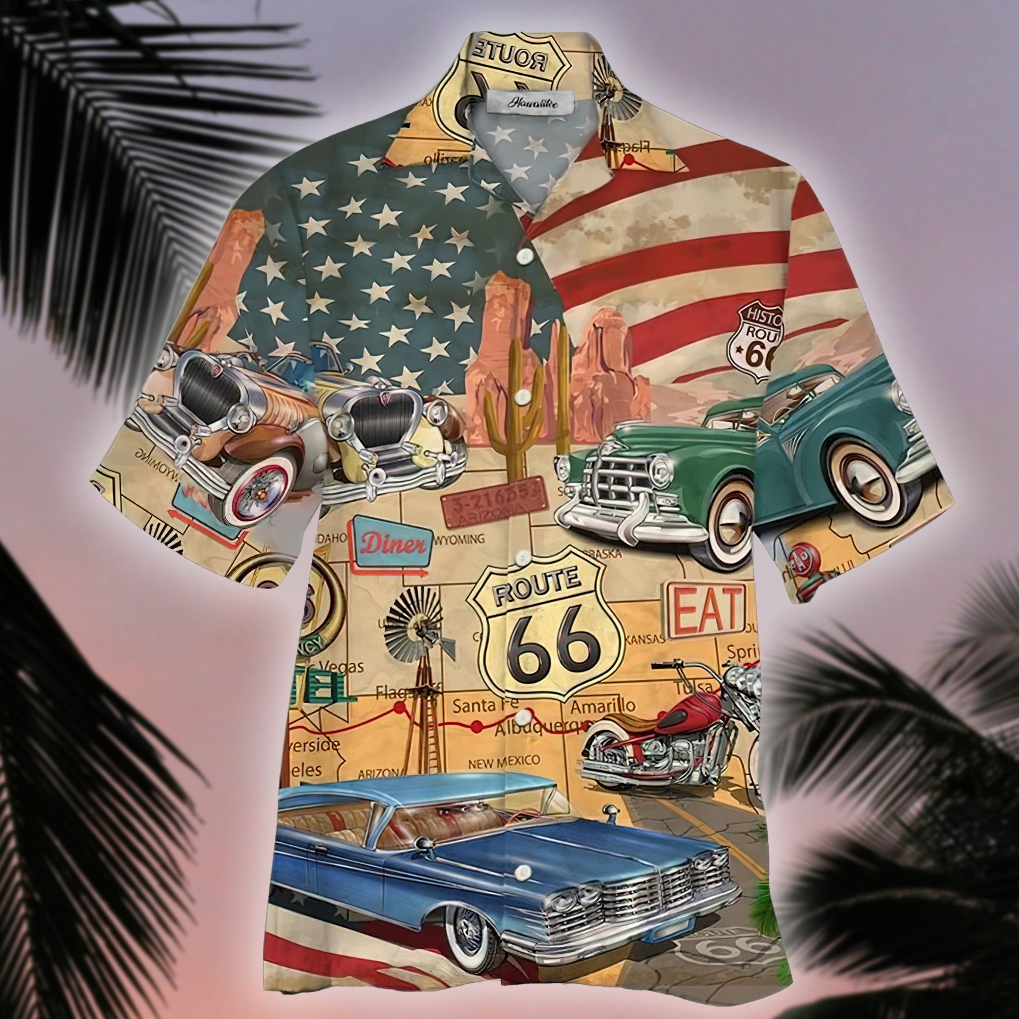 Us Route 66 Hawaiian Shirt | For Men & Women | Adult | Hw5736