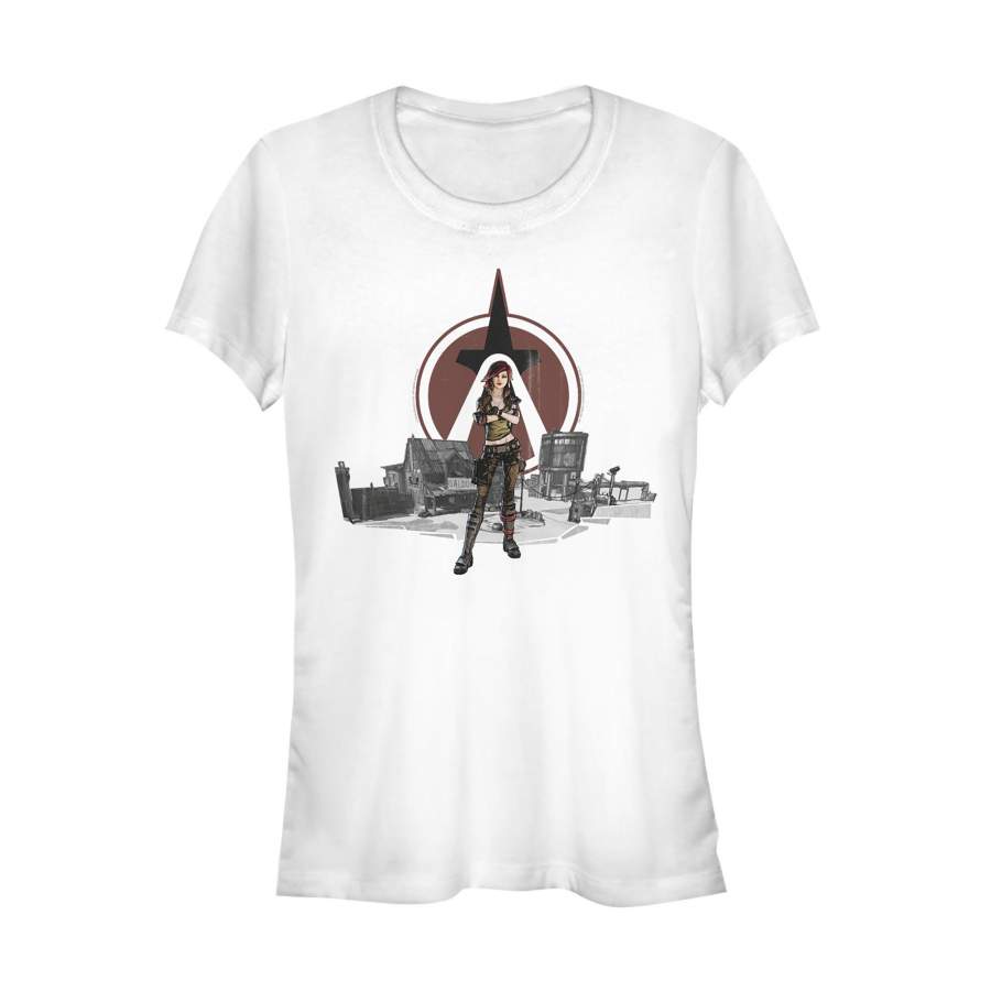 Borderlands 3 Junior’s Crimson Raiders Lilith Pose  T Shirt