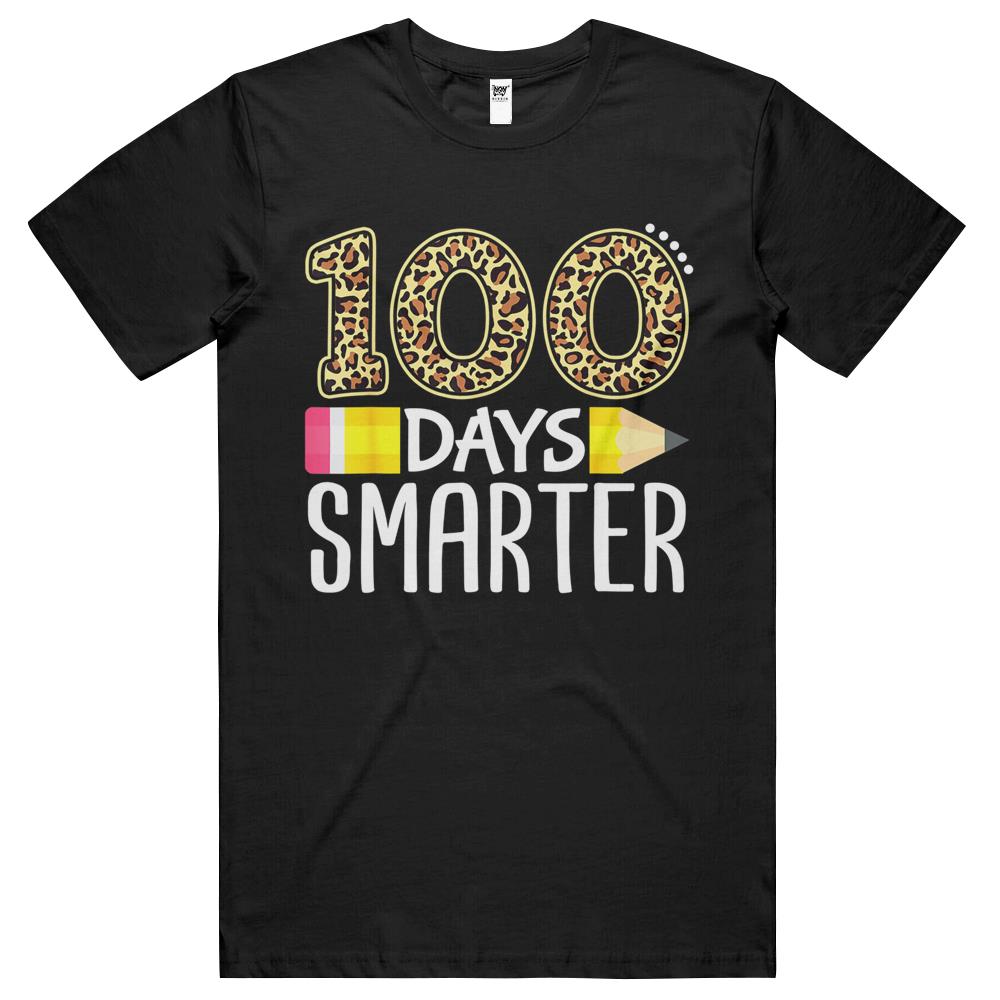 100 Days Smarter Teacher Or Student 100Th Day Of School T Shirts