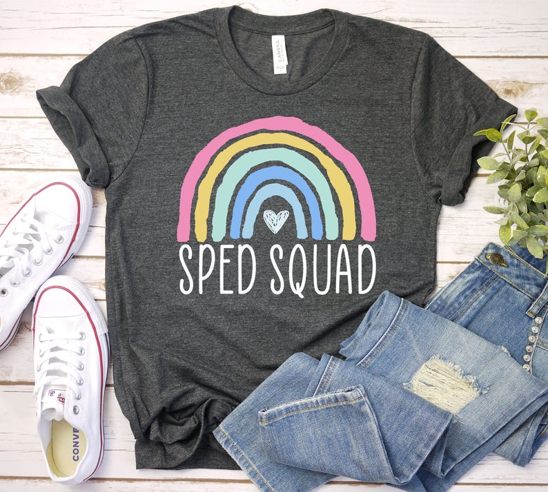 Special Education Shirt, Special Ed Rainbow Shirt, Special Ed Gift, Sped Teacher Gifts, Sped Teacher Shirt, Sped Teacher Gifts, Boho Rainbow