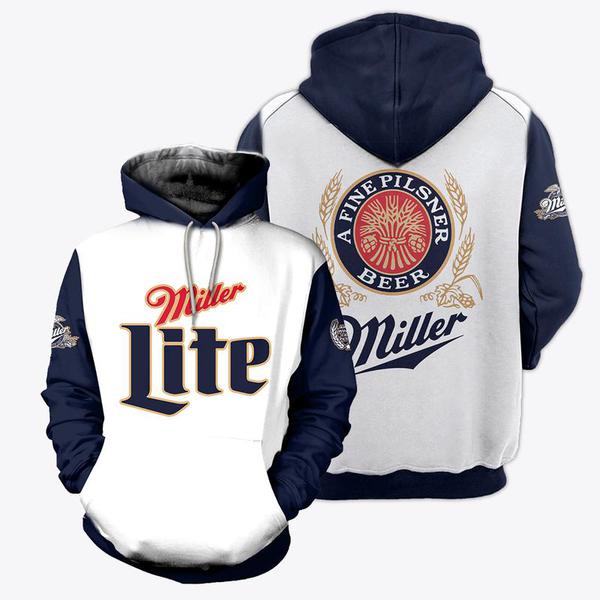 Vintage Miller Lite Beer Hoodie