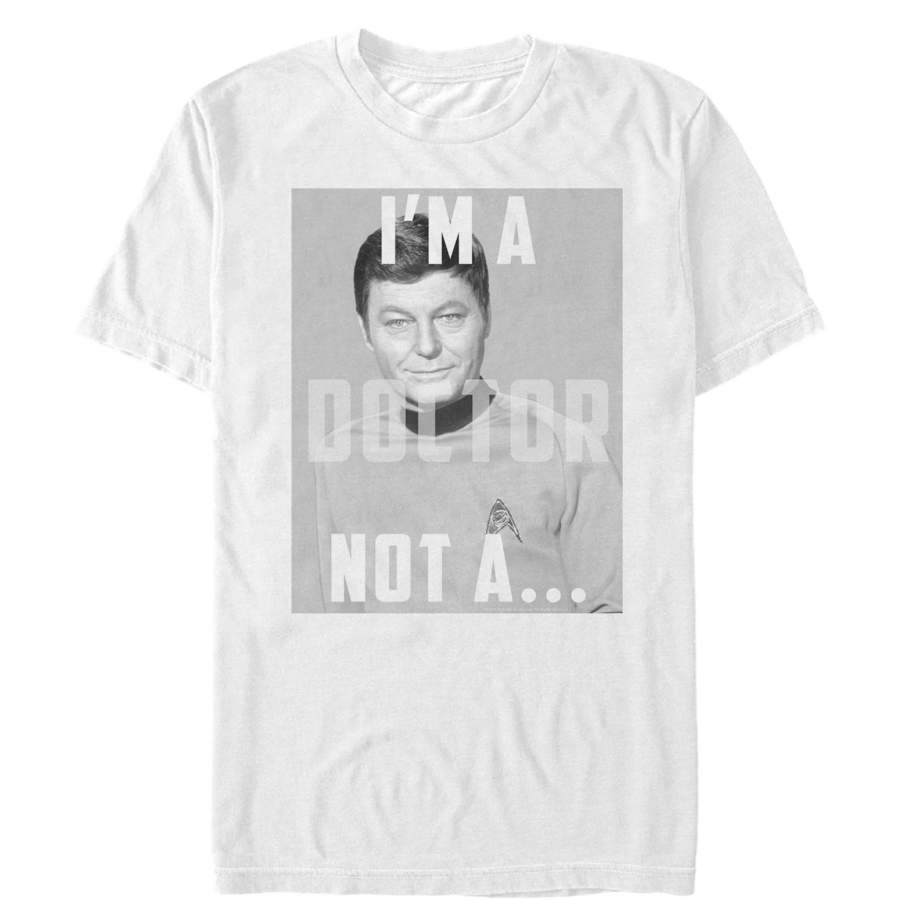 Star Trek Men’s Bones’ I’m a Doctor Not A  T Shirt