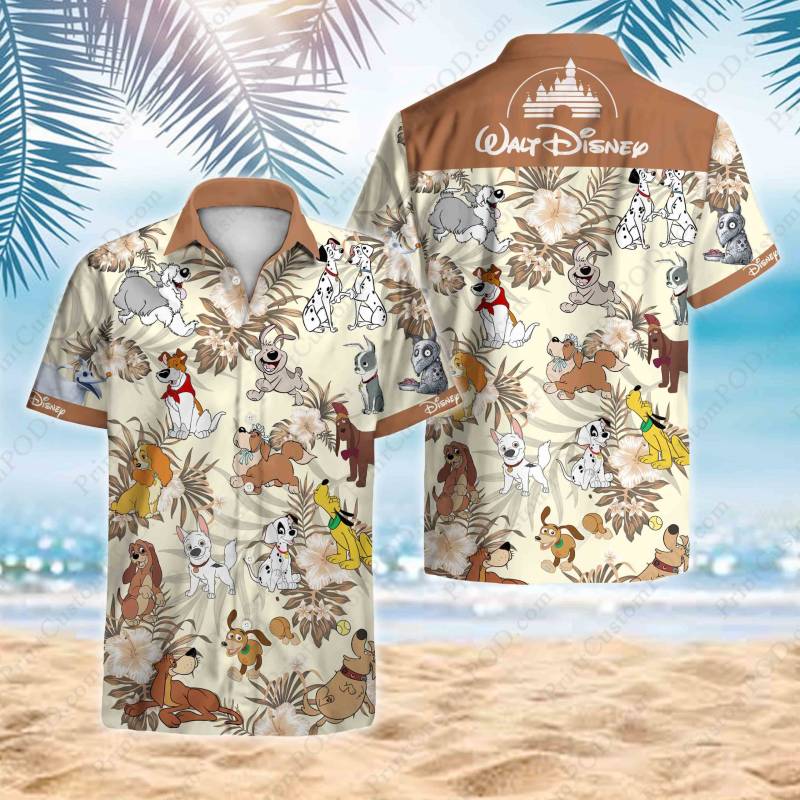 Dogs Disney Hawaii Shirt
