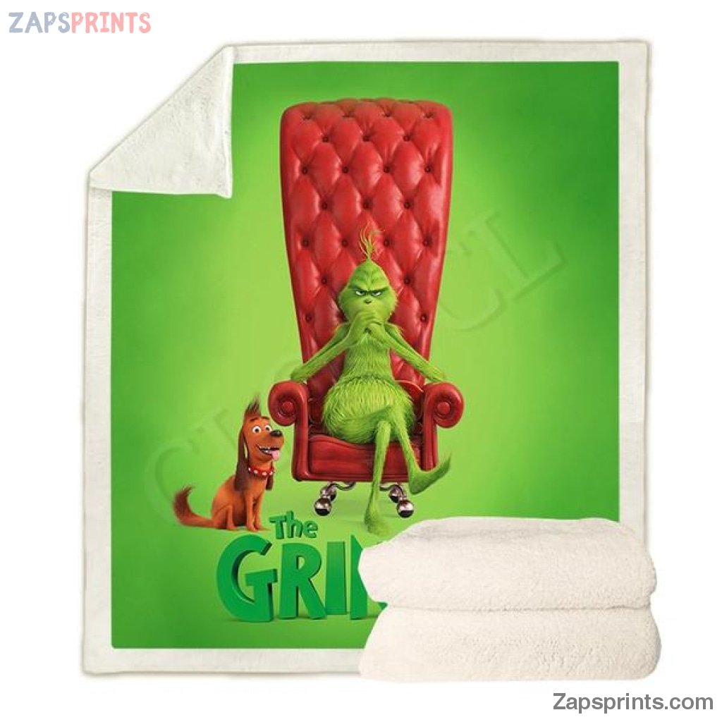 Movie How The Grinch Stole Christmas Blanket