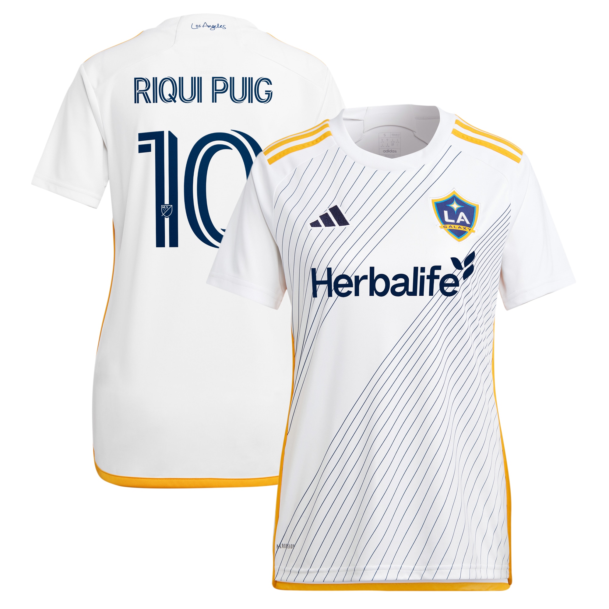 Riqui Puig LA Galaxy Women's 2024 Angeleno Kit Replica Player Jersey – White