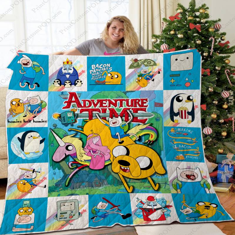 [TA] – Adventure Time Quilt Blanket Ver 1