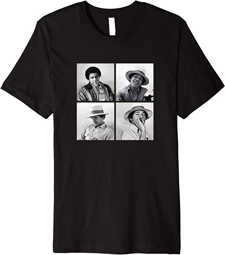 Barack Obama Retro Vintage Young Obama Smoking in College Premium T-Shirt