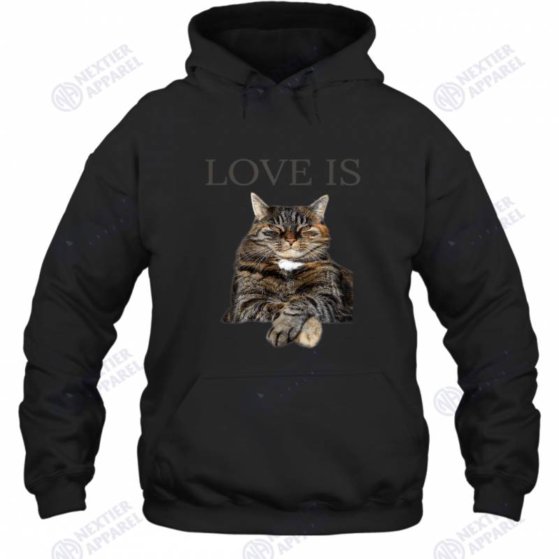 Cat Women Men Kids Kitten Cat Mom Dad Love Gift Hoodie