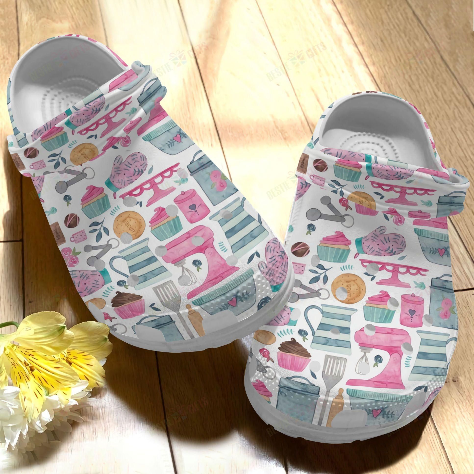 Baking Crocs Classic Clog Just A Girl Love Baking Shoes