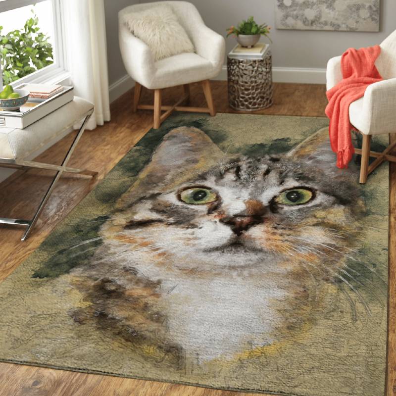 Cat Tiger – Animals Area Rug Carpet