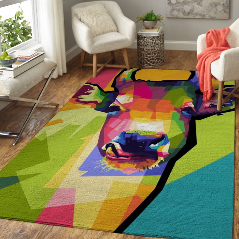 illustration of cows – Animals Area Rug Carpet