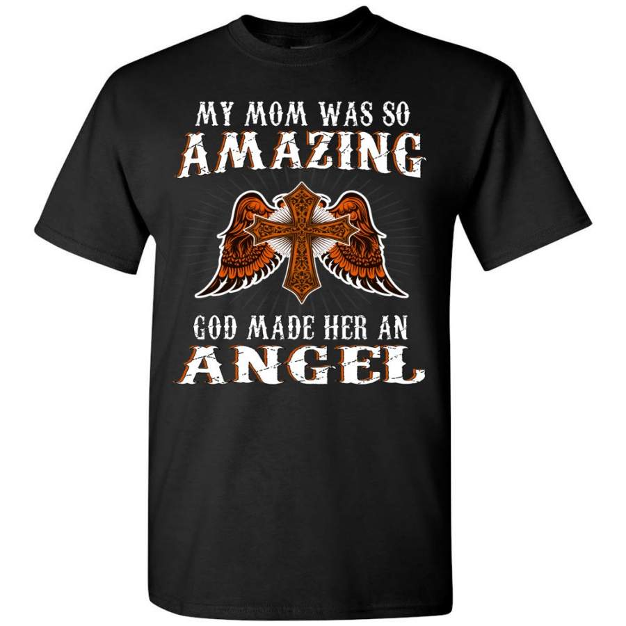 Angel Mom Shirt | Mom Remembrance Gifts | Memorial Mom Shirts