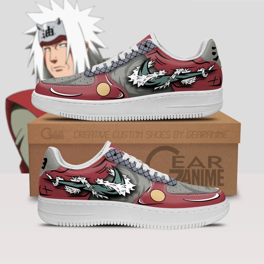 Jiraiya Air Sneakers Sage Custom Naruto Anime Shoes Unisex Men Women