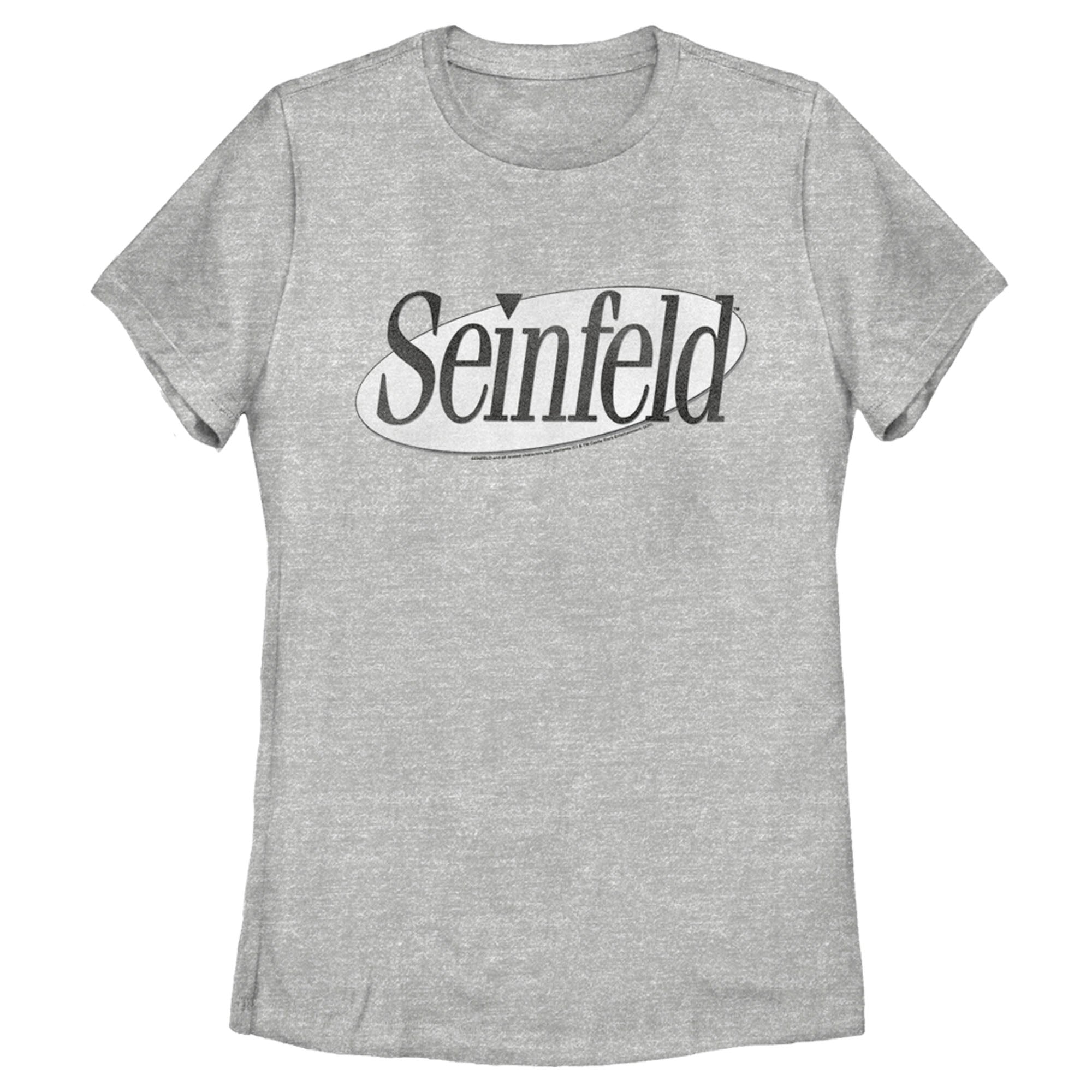 Seinfeld Women’S Black And White Logo  T-Shirt