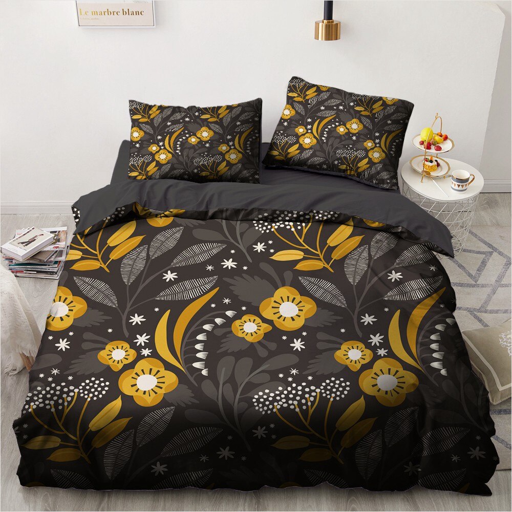 3D Bed Linens Duvet Cover Sets Covers Pillow Shams Bedclothes Bedding Sets King Queen Size Nordic Leopard Home Textile