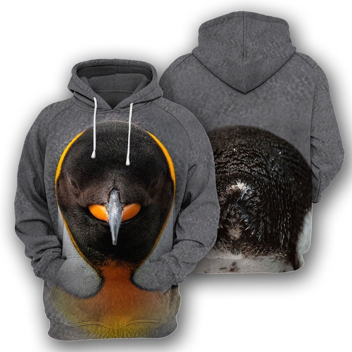 PENGUIN 3D ALL PRINTED HOODIE CC PHT182008A02WH