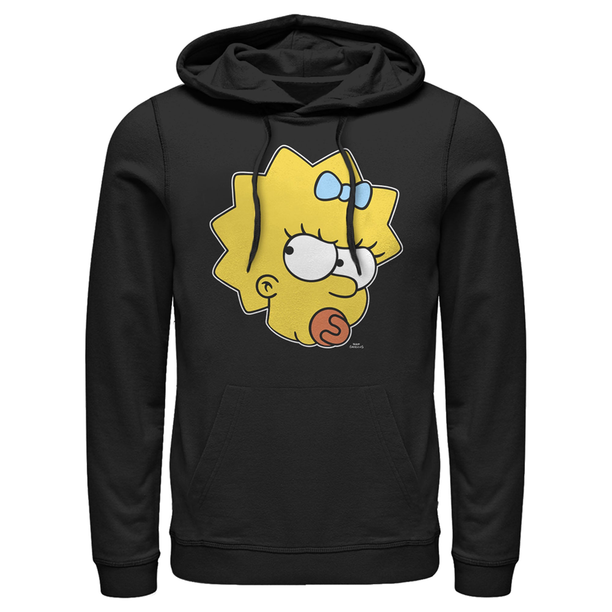 The Simpsons Men’S Glaring Lisa  Pull Over Hoodie