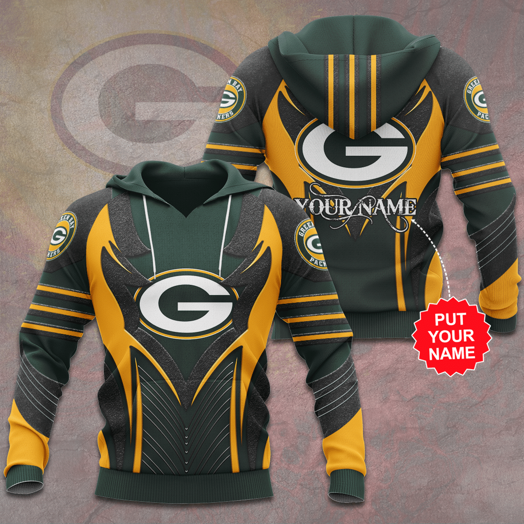 Personalized Green Bay Packers 3D Hoodie – V2