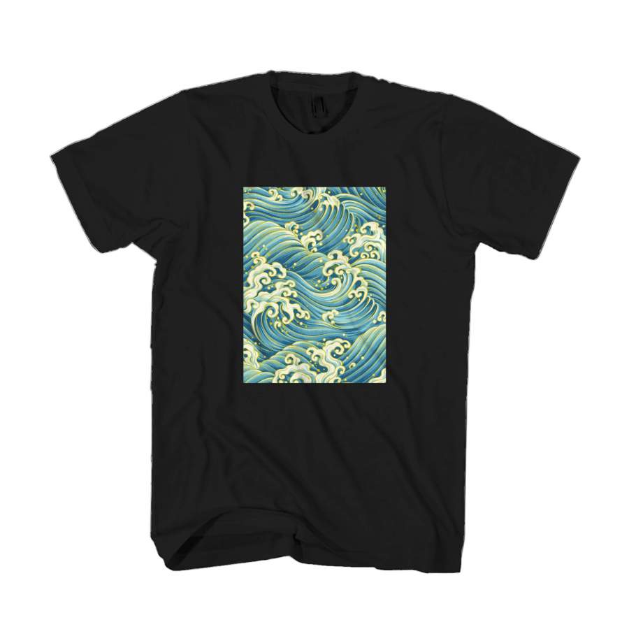 Surf Wave Art Hawaii Pattern Milano Vintage Man’s T-Shirt