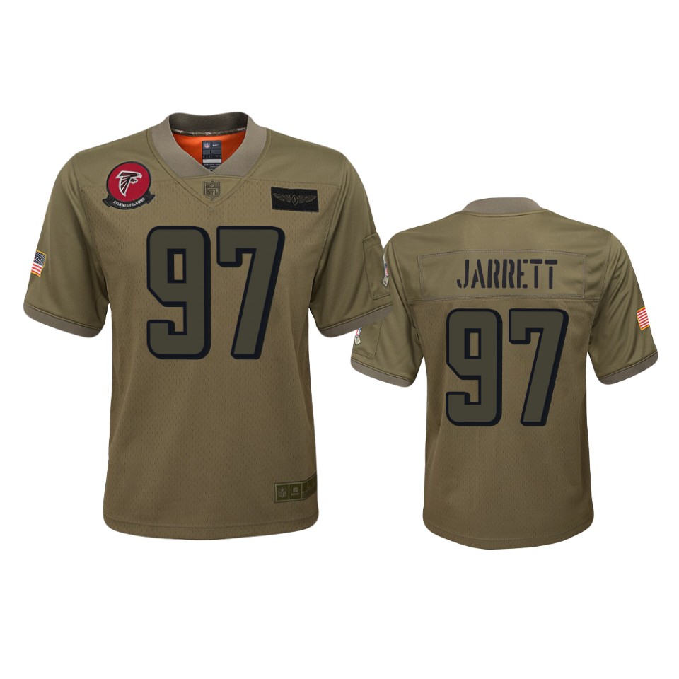 Youth Atlanta Falcons Grady Jarrett Camo 2019 Salute To Service Jersey