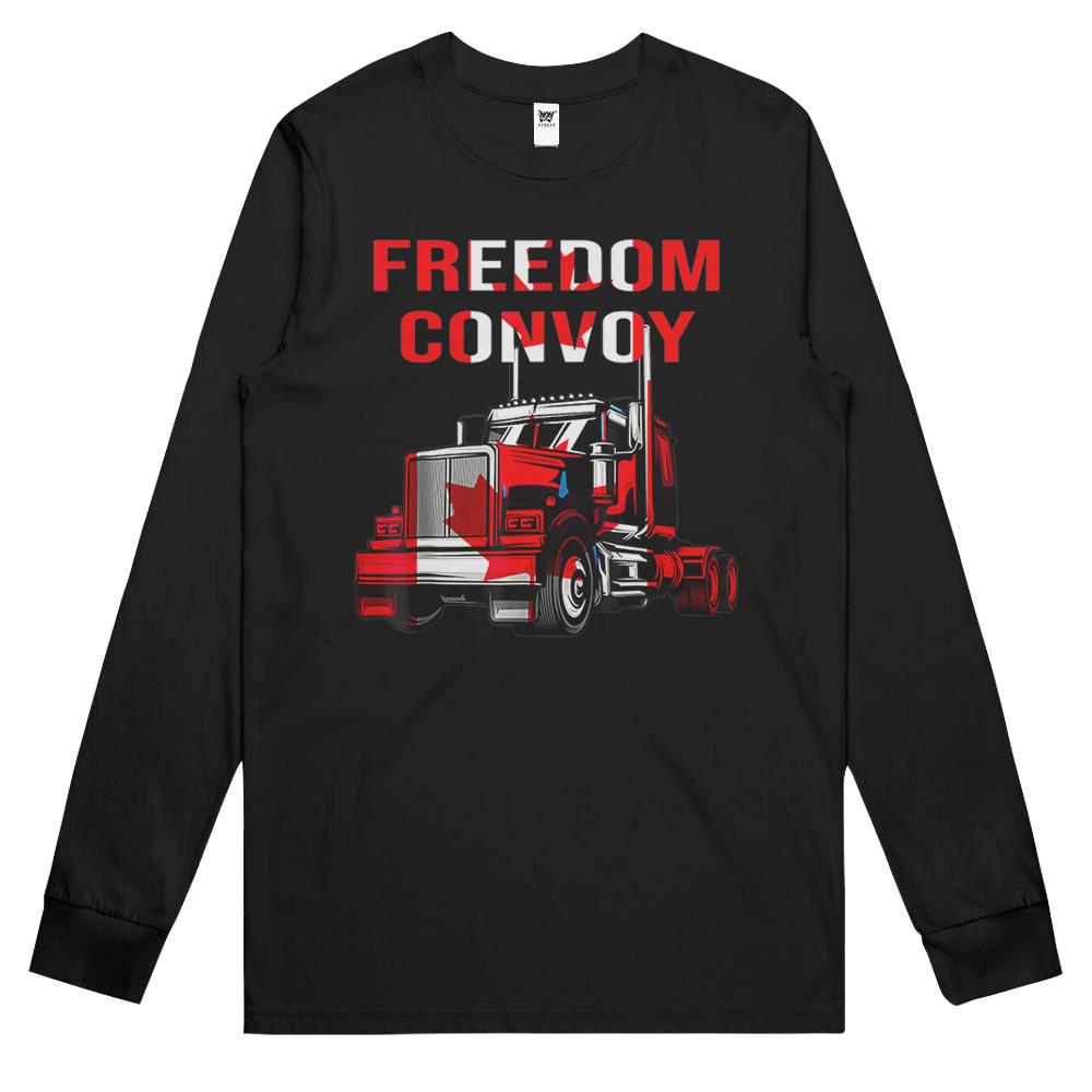 Canada Truck Freedom Convoy Canadian Trucker Rule Ottawa Long Sleeve T Shirts