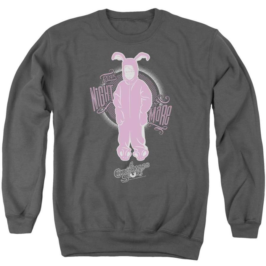 A Christmas Story Pink Nightmare Men’s Crewneck Sweatshirt