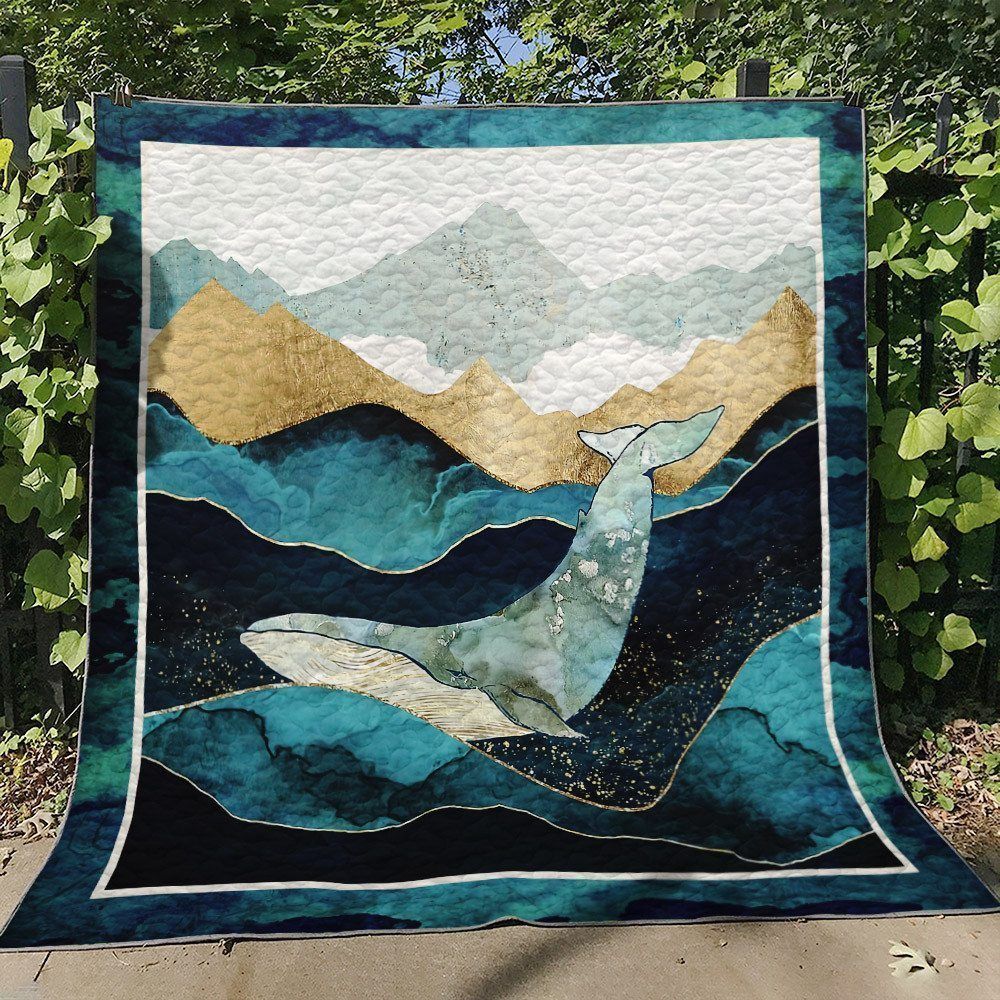 Whale Tt120743 Quilt Blanket