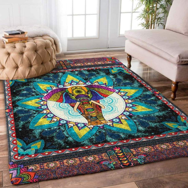 Mandala Elephant Rug RCDD81F18422