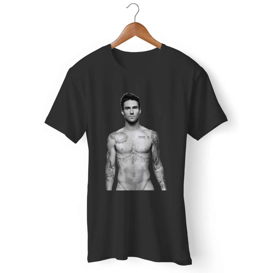 Adam Levine Bw Man’s T-Shirt