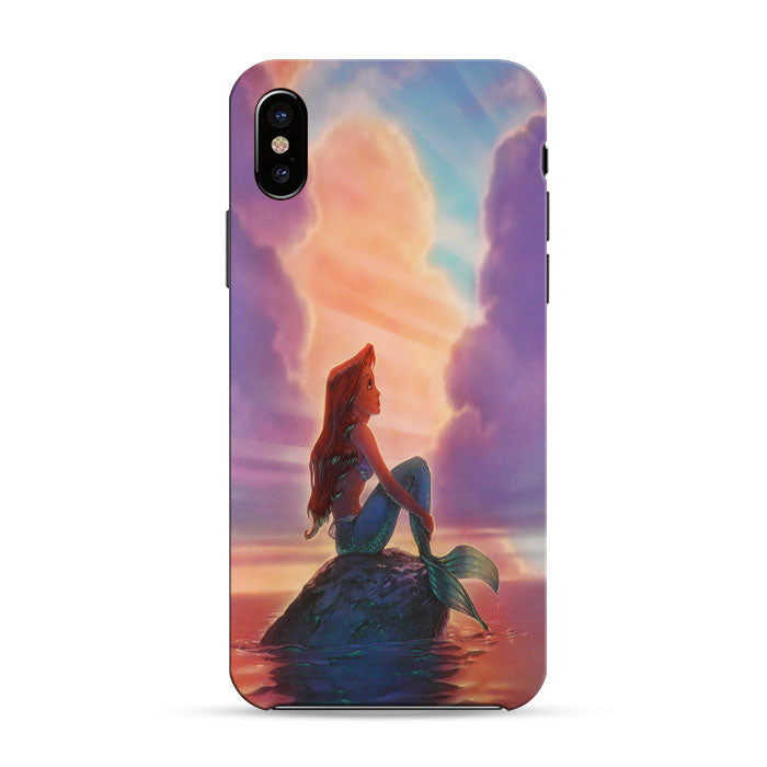 Ariel The Little Mermaid Sunset iPhone X 3D Case