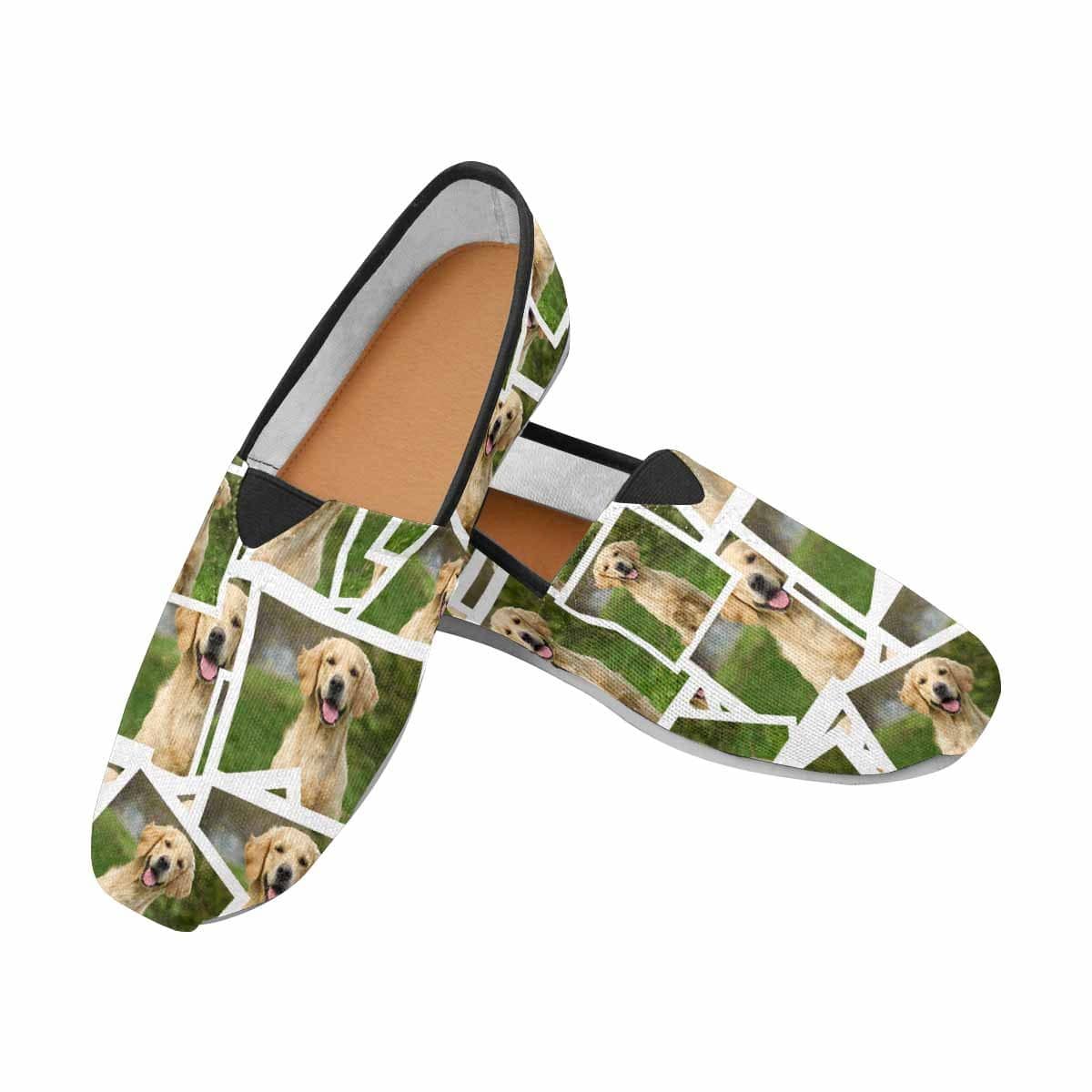 Custom Golden Retriever Photo Women’S Casual Shoes