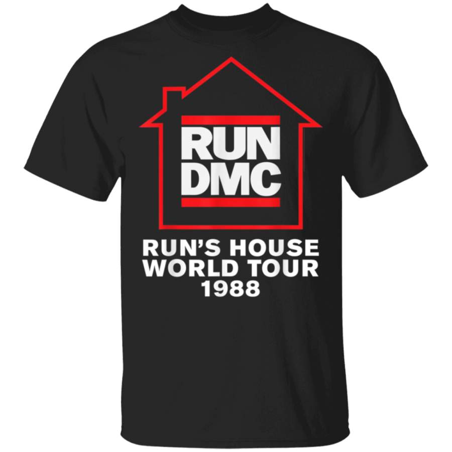 Run DMC Official Runs House World Tour 1988 TShirt