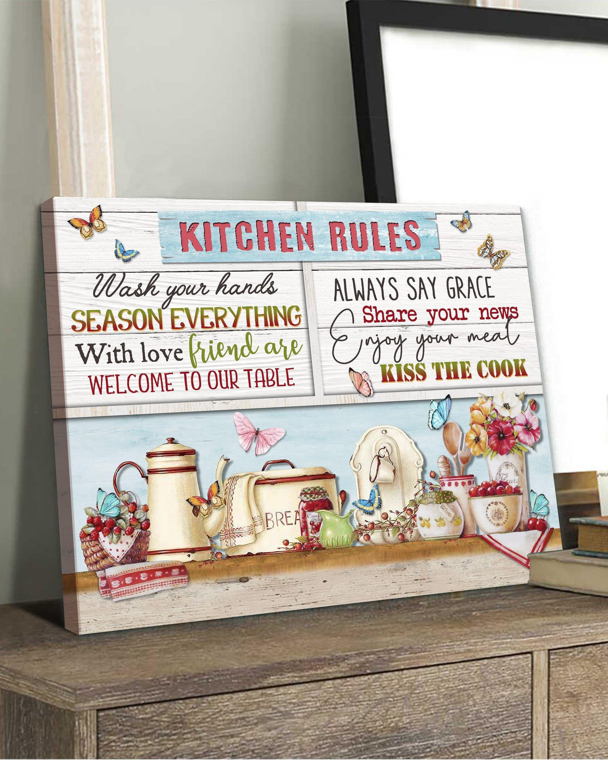 Top 5 Family Home Decor Canvas – Kitchen Rules