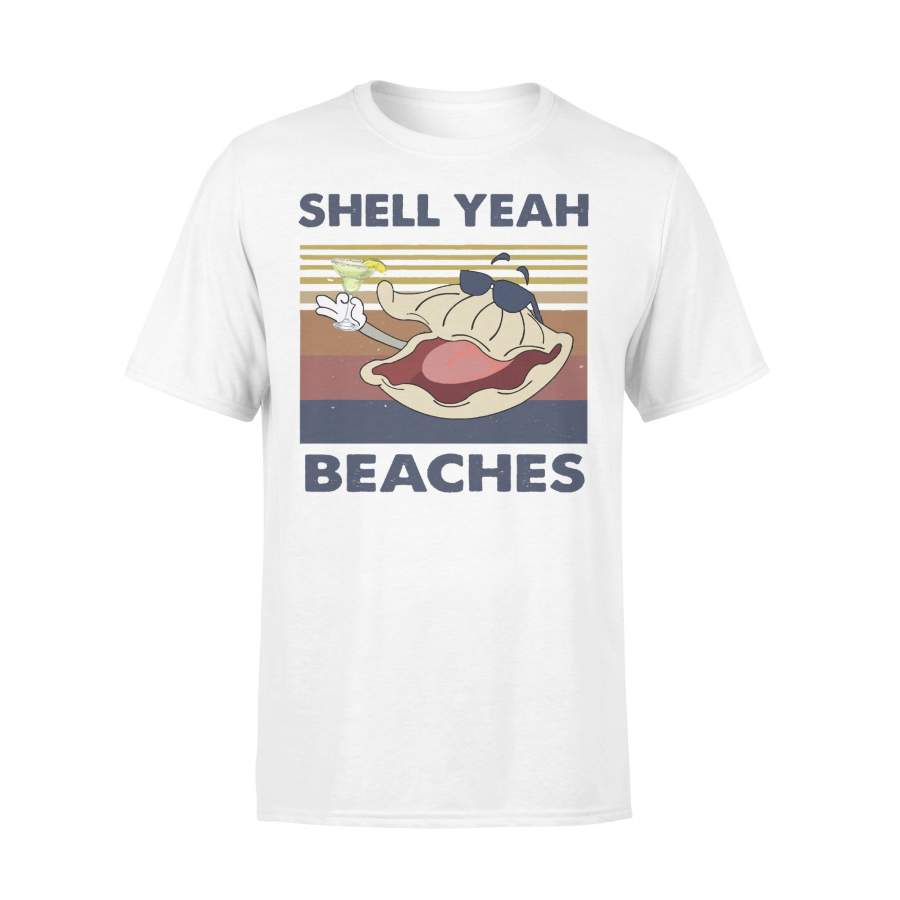 Shell Yeah Beaches Cocktail Vintage T-shirt