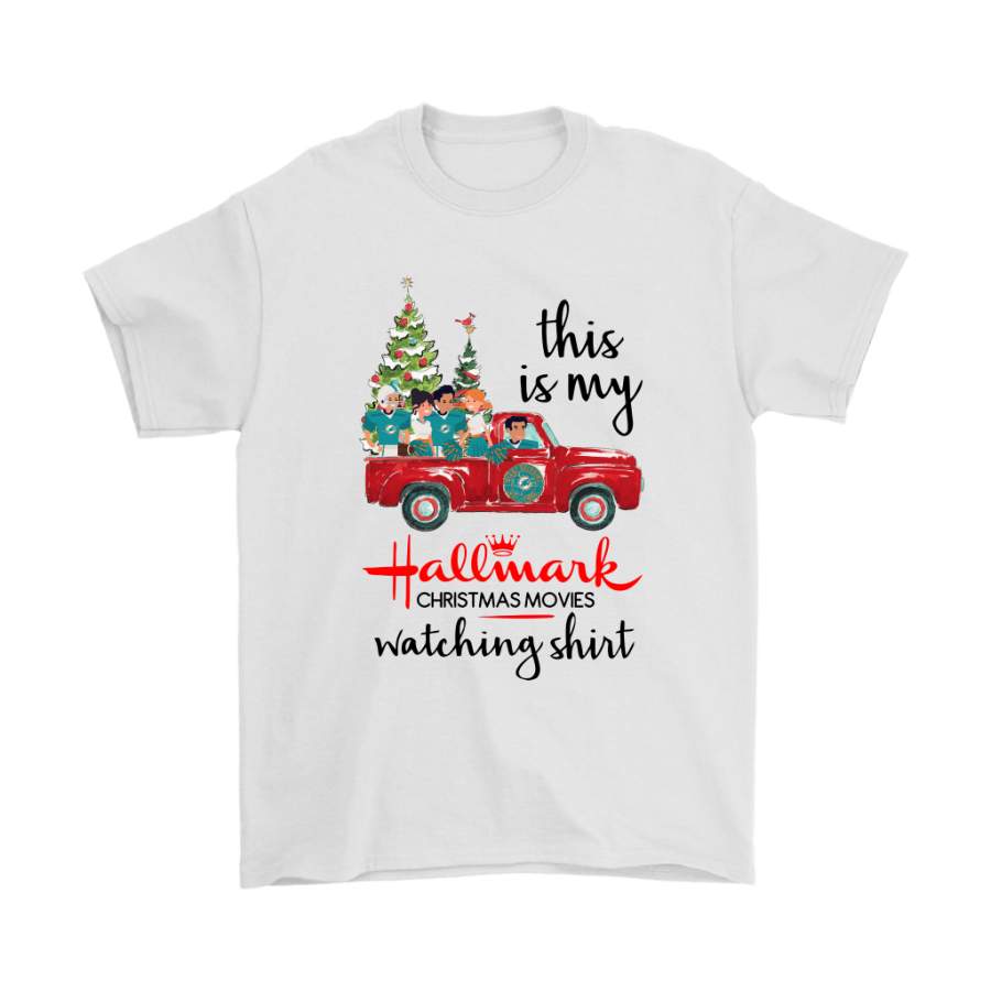 Miami Dolphins My Hallmark Christmas Movies Watching Shirts