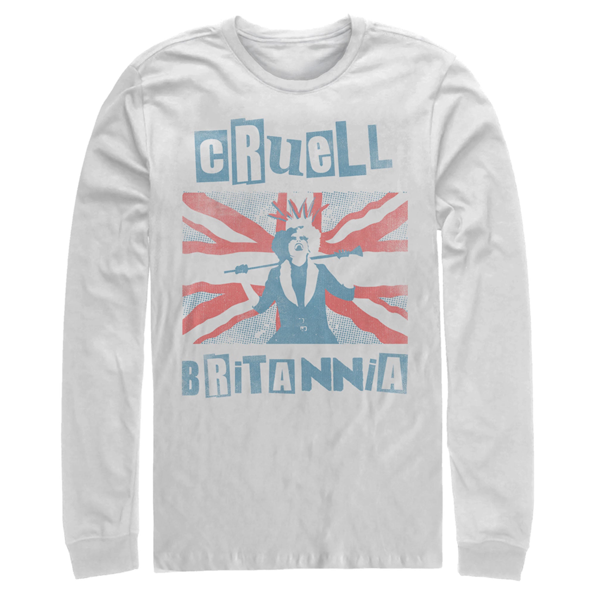 Cruella Men’S Cruell Britannia  Long Sleeve Shirt