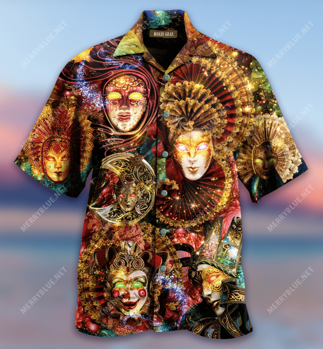 Aint No Party Like Mardi Gras Unisex Hawaiian Shirt