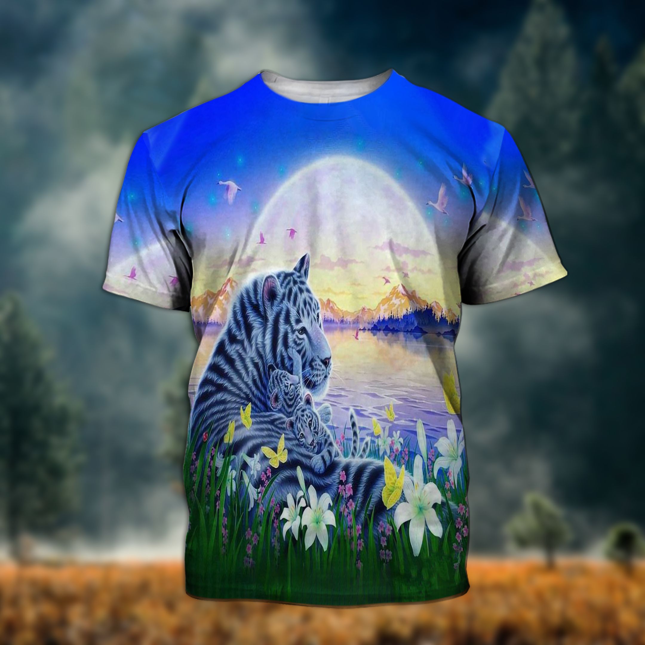 Tiger Ver07 Tthj130721Lttlj Unisex 3D T-Shirt All Over Print