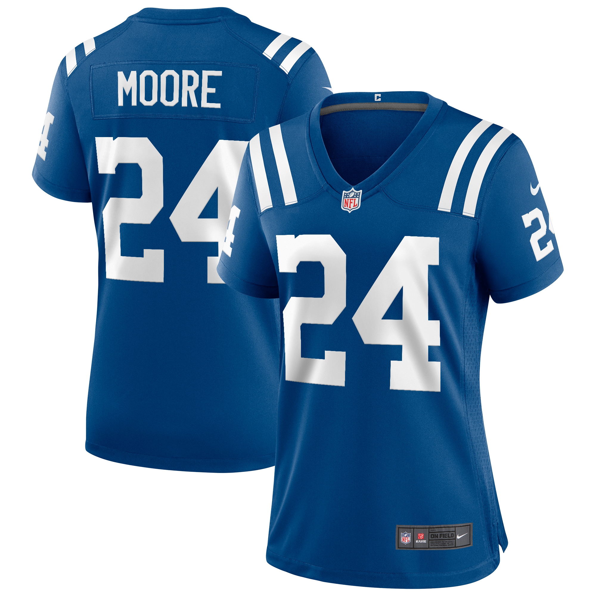 Women’s Indianapolis Colts Lenny Moore Royal Game Retired Player Jersey